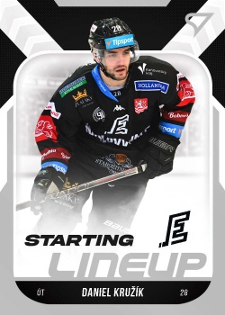 Daniel Kruzik Karlovy Vary Tipsport ELH 2022/23 SportZoo 2. serie Starting LINEUP #SL-70